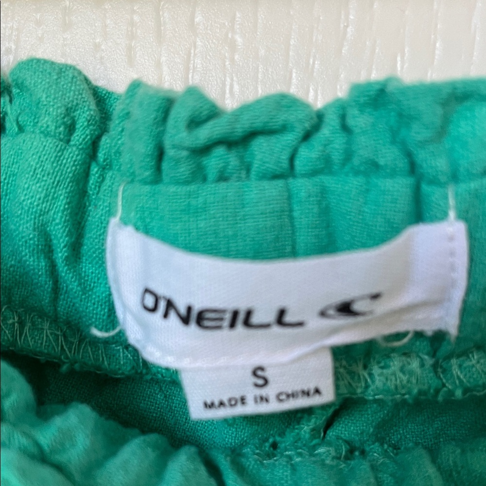 NWT O'Neill Women’s Carlene Beach Shorts Kelly Green size S - Picture 3 of 7